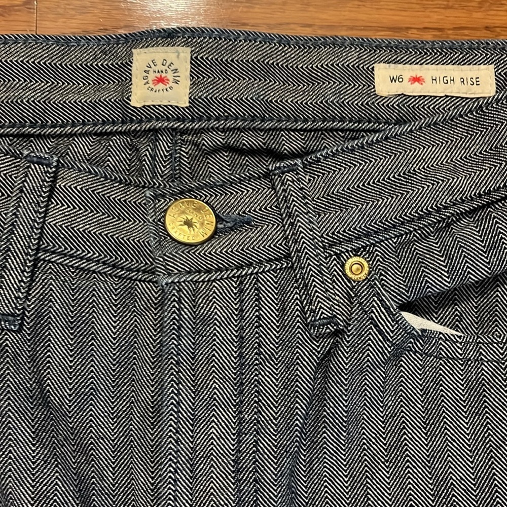 Agave Denim W6 High Rise Straight Button Fly Oakley Rinse Size 27 - Picture 4 of 16